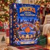 New York Knicks 2026 NBA Champions Advent Calendar - front view showing championship artwork
