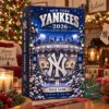 New York Yankees 2026 Holiday Collector Advent Calendar - front view with custom name panel