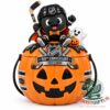 NHL 109th Anniversary Halloween Candy Bucket - front view with hockey player and ghost