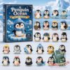 Penguin Ocean 24 Acrylic Ornaments Advent Calendar 2026 - box and penguin ornament designs displayed