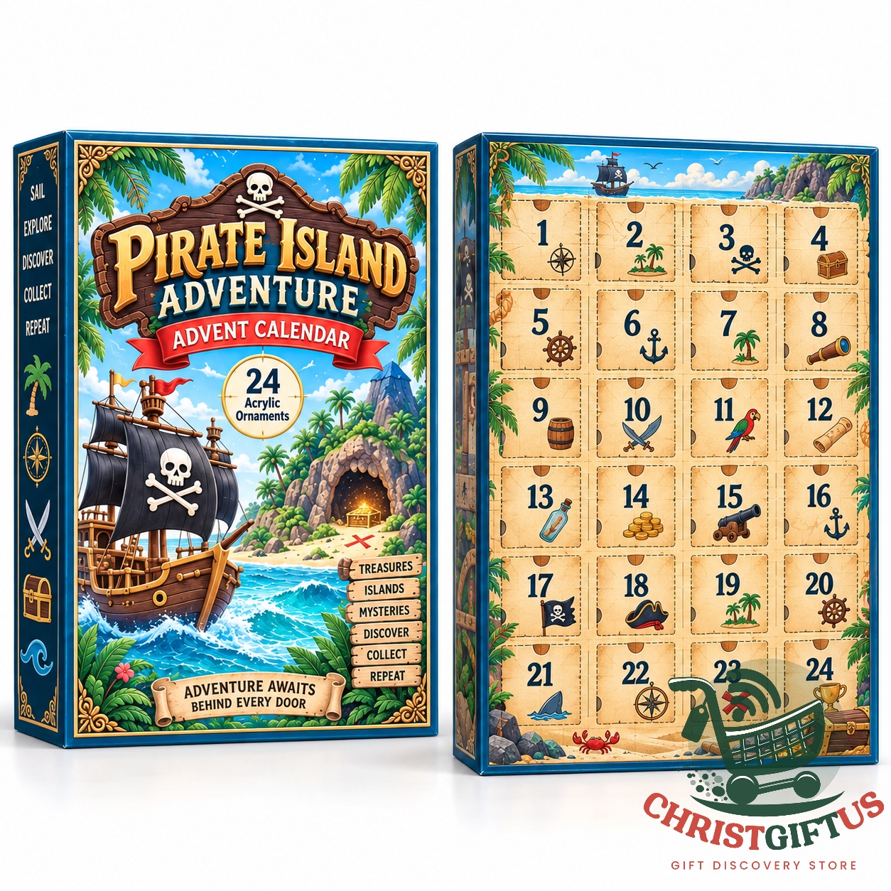 Pirate Island Adventure Pirate Treasure Advent Calendar 2026 - photo 2