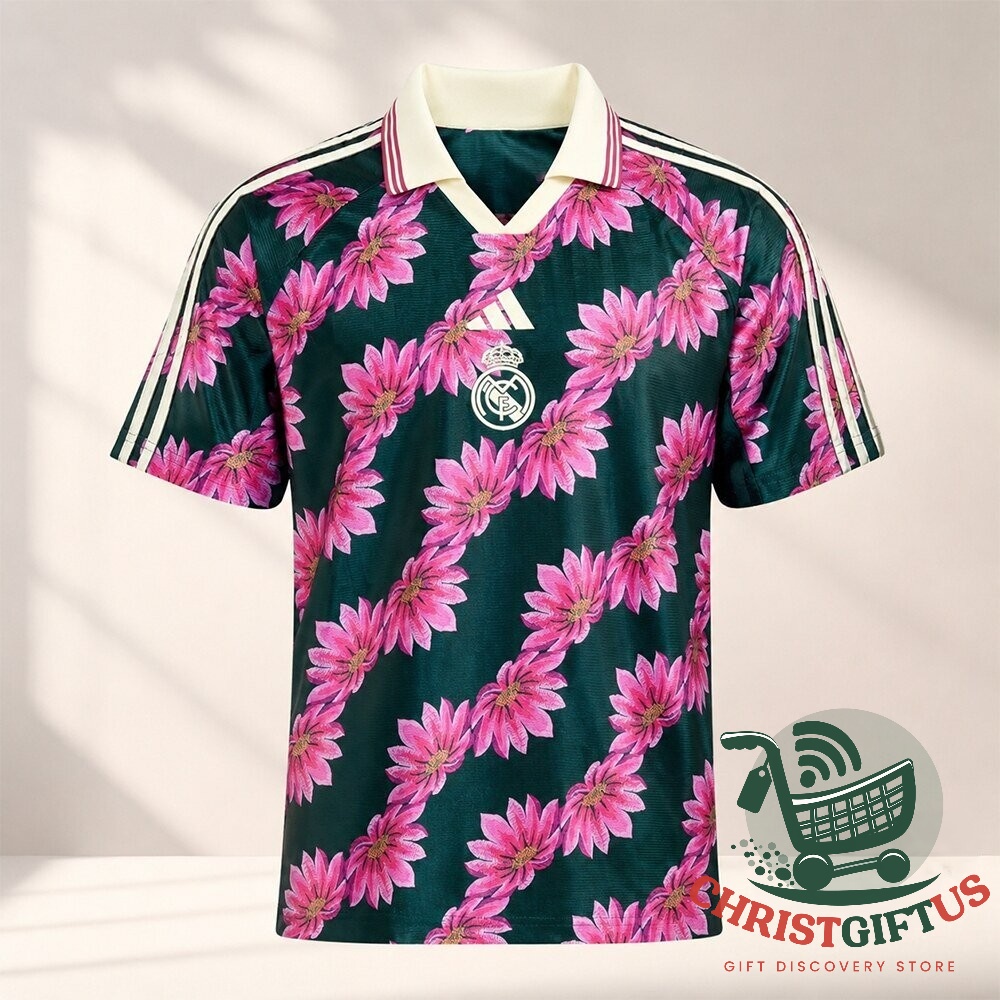 Real Madrid x FARM Rio Floral Football Jersey - photo 2