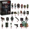 Resident Evil 30th Anniversary 2026 Advent Calendar - front box and numbered collectibles