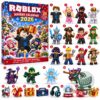 Roblox 2026 Christmas Advent Calendar - front box and numbered collectible figures display