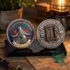Salvation Lies Within The Shawshank Redemption Collectible Coin - two engraved faces displayed