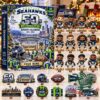 Seattle Seahawks 50th Anniversary 2026 Christmas Advent Calendar - front packaging with numbered character