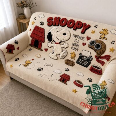 Snoopy Christmas 2026 Tufted Sofa Cover Pillow Set - photo 2