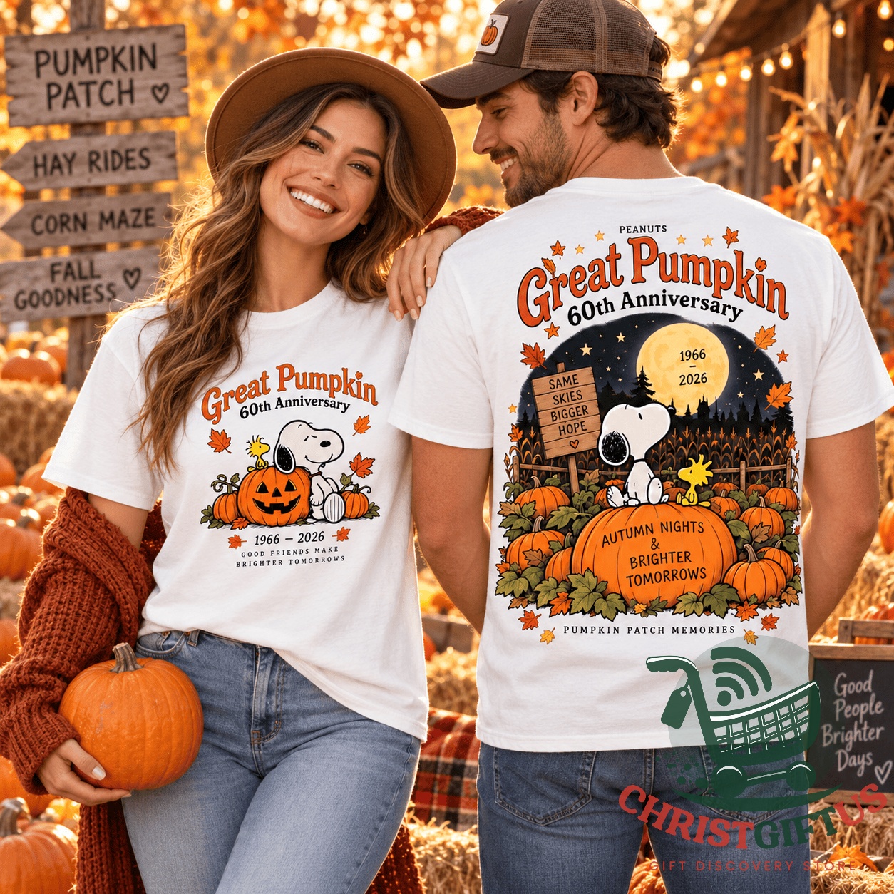 Snoopy Great Pumpkin 60th Anniversary 2026 T-Shirt - photo 2