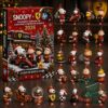Snoopy Scuderia Ferrari HP Christmas Countdown 2026 Advent Calendar - front box and numbered ornaments