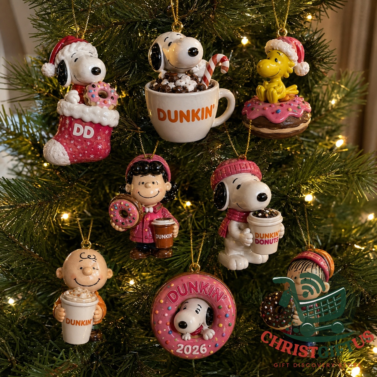 Snoopy x Dunkin' Christmas Countdown 2026 Advent Calendar – Photo 4 Snoopy x Dunkin' Christmas Countdown 2026 Advent Calendar - photo 4