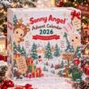 Sonny Angel Christmas Advent Calendar 2026 - front and side box view with Christmas artwork