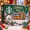 Starbucks 2026 24 Days of Coffee Magic Advent Calendar - front box view