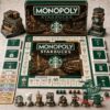Starbucks 2026 Monopoly Board Game - complete board, cards, pieces, and collector box