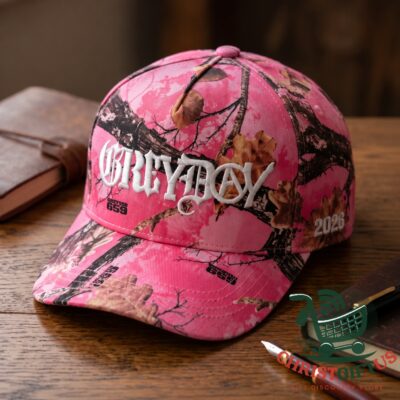 Suicideboys Greyday 2026 Tour Baseball Embroidered Hat - front three-quarter view with side 2026 detail