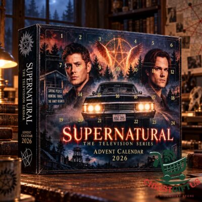 Supernatural The Television Series 2026 Advent Calendar - front view with numbered doors and car artwork