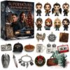 Supernatural Wayward Special 2026 Advent Calendar - front box artwork and themed ornaments displayed