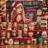 Taylor Swift Christmas 2026 Advent Calendar - front view of illustrated box