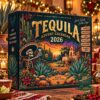 Tequila Mexico 2026 Advent Calendar - front three-quarter view of decorated box