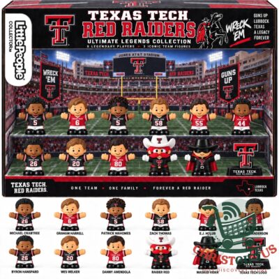 Texas Tech Red Raiders 2026 Collection Collector Set - boxed front view with figures