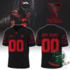 Texas Tech Red Raiders "Let's Ride" Custom Football Jersey - front and back views