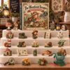The Woodland Foragers Advent Calendar - front view with illustrated woodland foraging scene