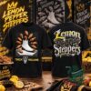Trick Williams Lemon Pepper Steppers WWE T-Shirt - front and back views displayed together