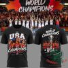 United States women's basketball World Champions T-Shirt showing front and back designs