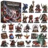 Warhammer 2026 Advent Calendar - front box artwork with surrounding miniature designs