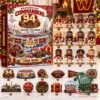 Washington Commanders 94th Anniversary 2026 Advent Calendar - front box with collectible figures