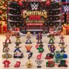 WWE Christmas 2026 Advent Calendar - front view showing numbered doors and wrestling-themed figures